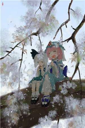 她从火光中离去